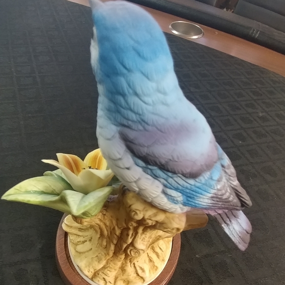 Andrea by Sadek, Mountain Blue Bird Sculpture - Picture 3 of 3